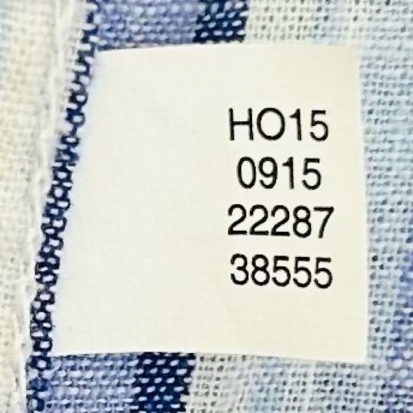 Club Room Striped Linen Cotton Button-Down Shirt Sky Blue XL Casual Lightweight - Picture 6 of 7